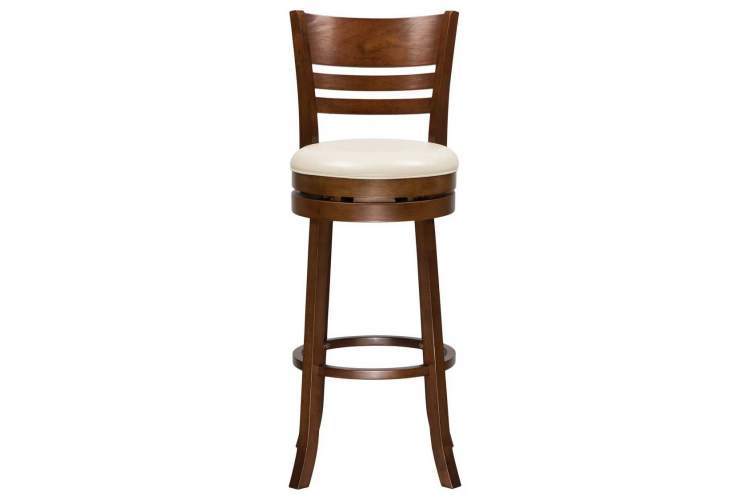 Стул барный DOBRIN WILLIAM BAR, шоколад, кремовый-3