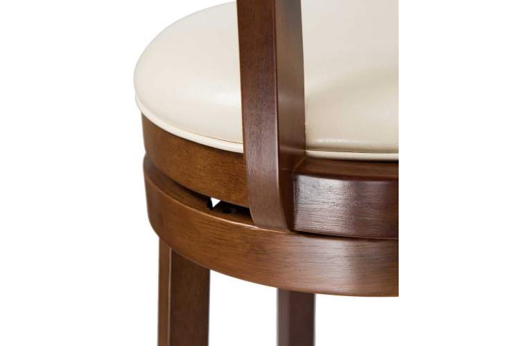 Стул барный DOBRIN WILLIAM BAR, шоколад, кремовый-5