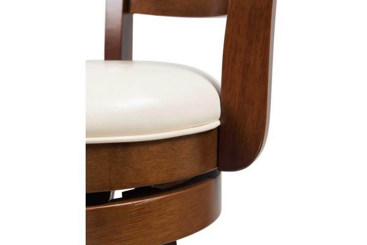 Стул барный DOBRIN WILLIAM BAR, шоколад, кремовый-6