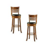 Набор 2 шт Стул барный DOBRIN WILLIAM BAR, шоколад, чёрный