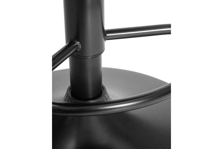 Стул барный DOBRIN JACK BLACK, цвет черный глянец PU ABD 002-10