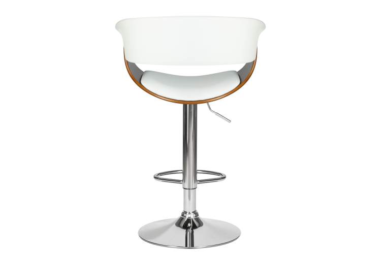 Набор 2 шт Стул барный DOBRIN OSTIN, цвет белый PU ABA 008-5