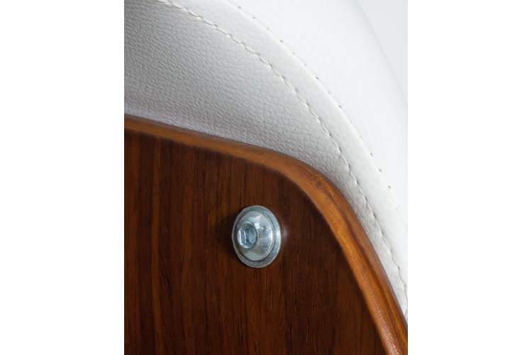 Набор 2 шт Стул барный DOBRIN OSTIN, цвет белый PU ABA 008-7