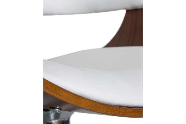 Набор 2 шт Стул барный DOBRIN OSTIN, цвет белый PU ABA 008-8