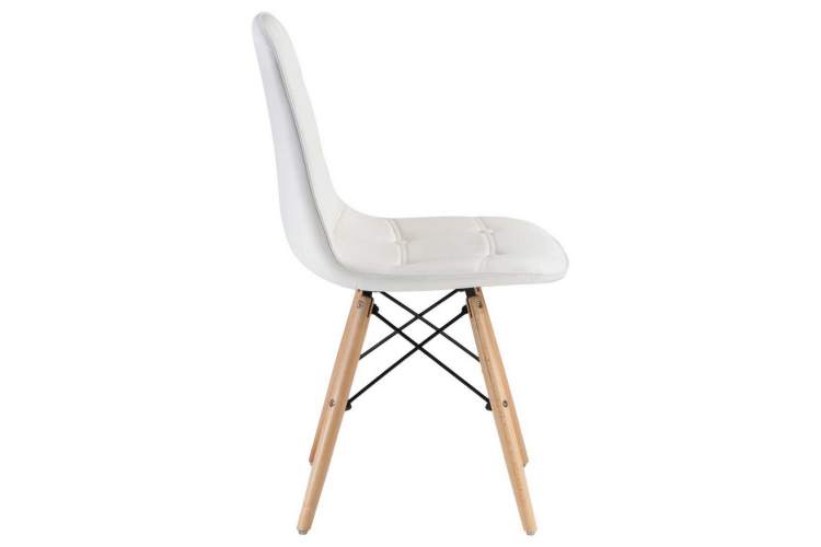 Стул обеденный DOBRIN BENNET, ножки светлый бук, белый-2