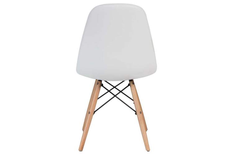 Стул обеденный DOBRIN BENNET, ножки светлый бук, белый-4