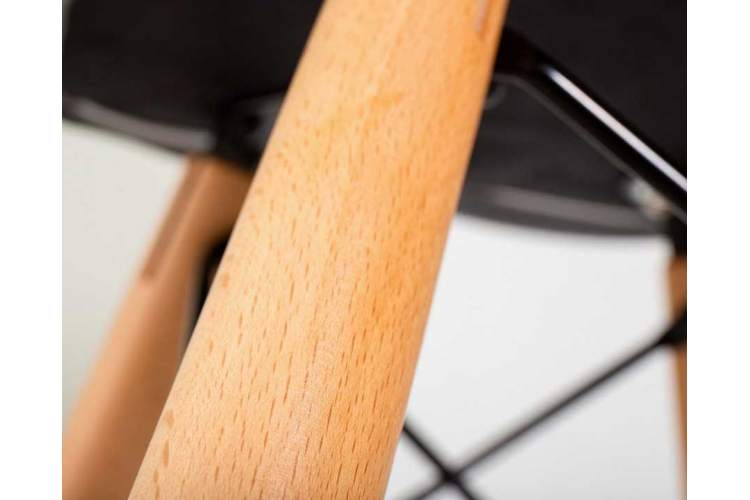 Стул барный DOBRIN BUTTERFLY BAR, ножки светлый бук, цвет чёрный-11