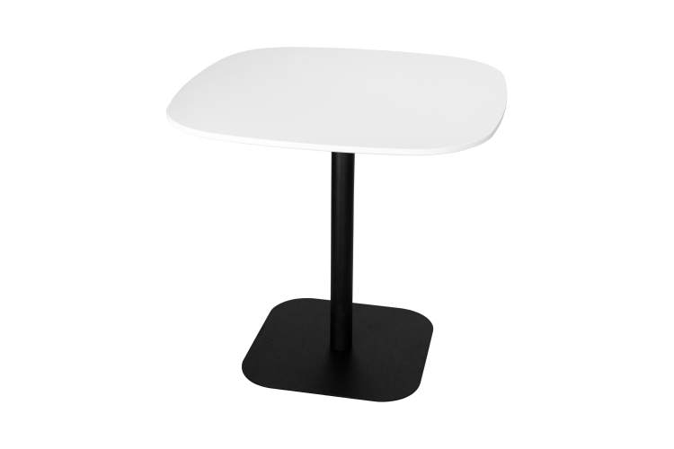 Стол обеденный DOBRIN OTIS, белая столешница, черное основание-3