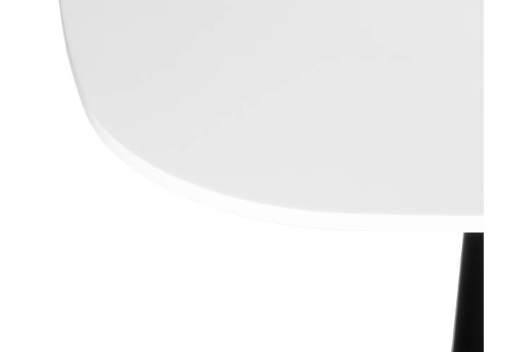 Стол обеденный DOBRIN OTIS, белая столешница, черное основание-4