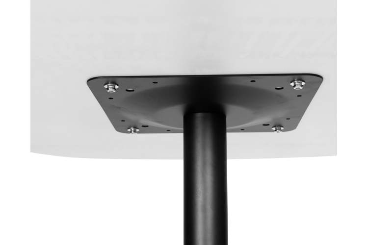 Стол обеденный DOBRIN OTIS, белая столешница, черное основание-5