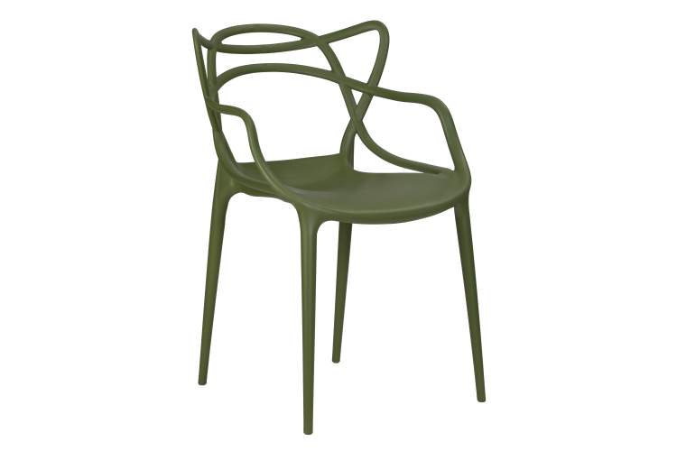 Набор 4 шт Стул обеденный DOBRIN MASTERS, зеленый хаки (G-17)