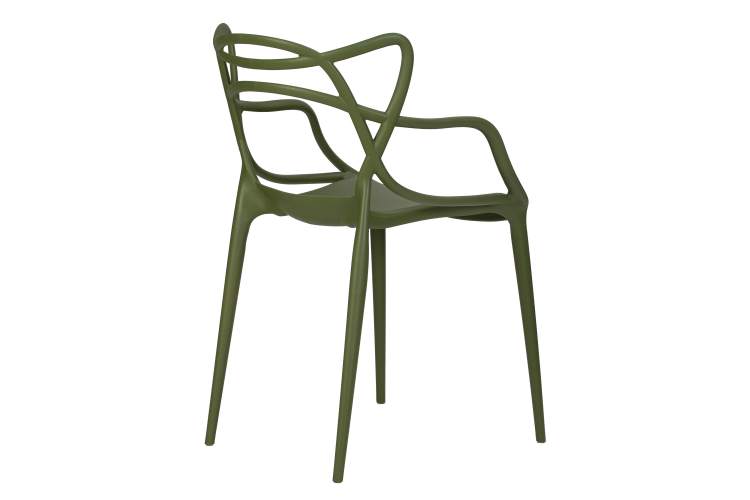 Набор 4 шт Стул обеденный DOBRIN MASTERS, зеленый хаки (G-17)-3