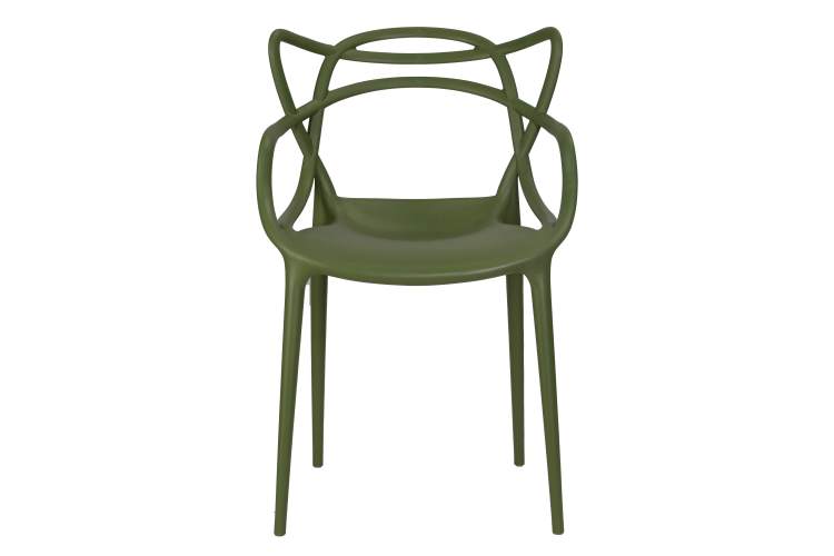 Набор 4 шт Стул обеденный DOBRIN MASTERS, зеленый хаки (G-17)-5