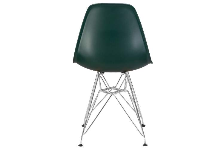 Набор 4 шт Стул обеденный DOBRIN DSR, ножки хром, цвет тёмно-зеленый (G-13)-5