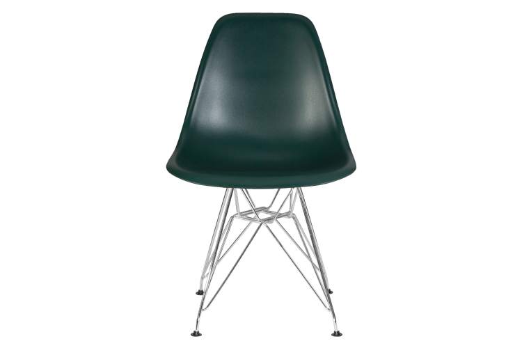 Набор 4 шт Стул обеденный DOBRIN DSR, ножки хром, цвет тёмно-зеленый (G-13)-6