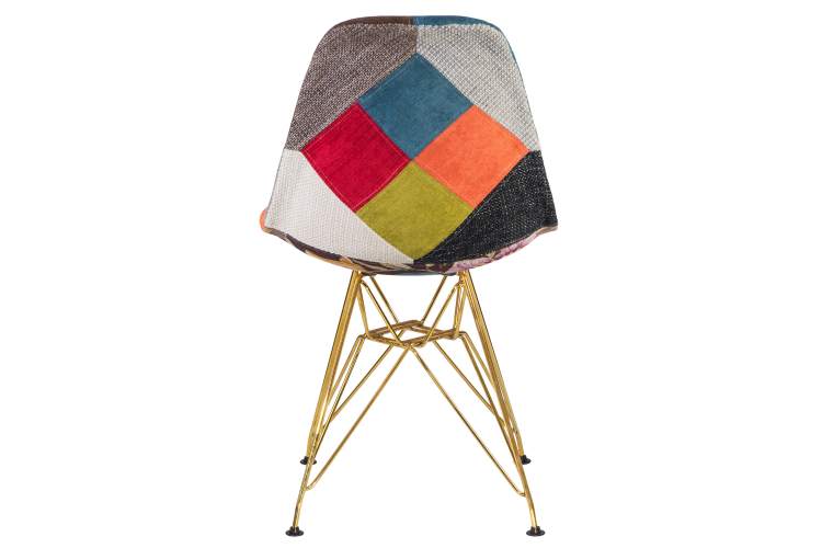 Набор 4 шт Стул обеденный DOBRIN DSR, ножки золотые, цвет мозайка-5