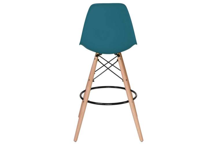 Стул барный DOBRIN DSW BAR, ножки светлый бук, цвет сиденья морской волны (G-05)-4