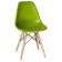 Набор 4 шт Стул обеденный DOBRIN DSW, ножки светлый бук, цвет салатовый (G-08)