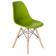 Набор 4 шт Стул обеденный DOBRIN DSW, ножки светлый бук, цвет салатовый (G-08)