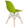 Набор 4 шт Стул обеденный DOBRIN DSW, ножки светлый бук, цвет салатовый (G-08)