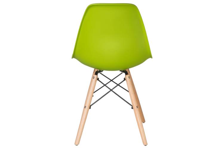 Набор 4 шт Стул обеденный DOBRIN DSW, ножки светлый бук, цвет салатовый (G-08)-5