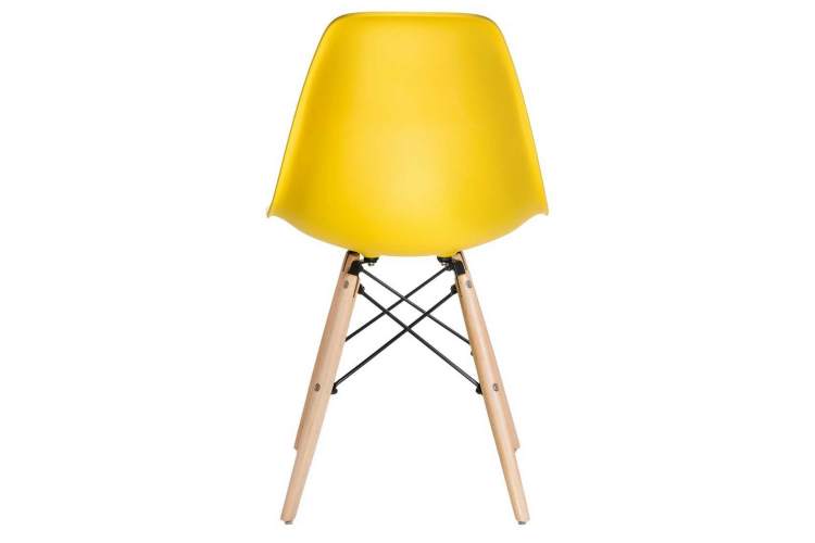 Стул обеденный DOBRIN DSW, ножки светлый бук, цвет жёлтый (Y-01)-4