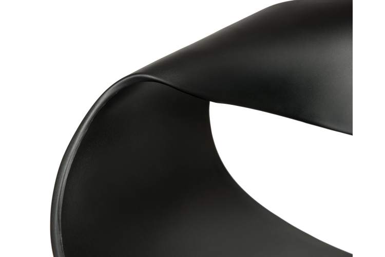 Набор 4 шт Стул обеденный DOBRIN ALIEN, ножки светлый бук, цвет чёрный (B-03)-10