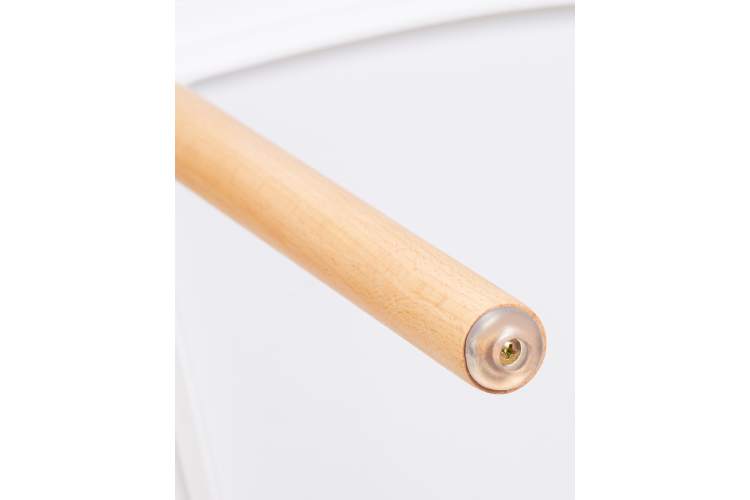 Набор 4 шт Стул обеденный DOBRIN THEO, ножки светлый бук, цвет белый (W-02)-10