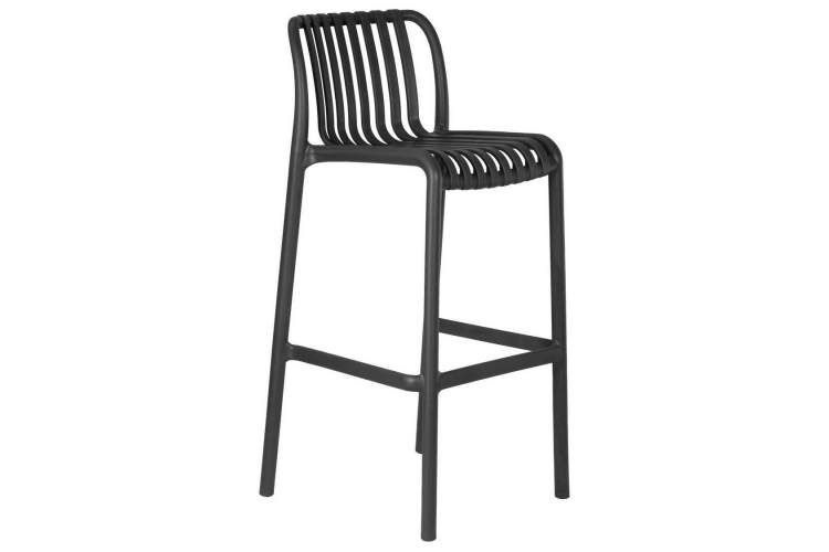 Стул барный DOBRIN CHLOE BAR, темно-серый (GR-04)-1