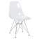 Набор 4 шт Стул обеденный DOBRIN DSR CASPER, ножки хром, цвет прозрачный