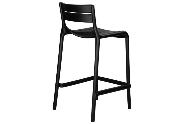 Набор 4 шт Стул полубарный DOBRIN NESSA, черный (B-03)-4