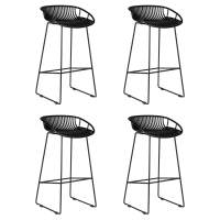 Набор 4 шт Стул барный DOBRIN FRANK, черный