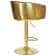 Стул барный DARCY GOLD SHINY, черный велюр с золотыми пайетками
