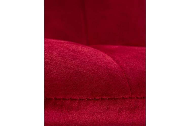 Стул обеденный DOBRIN ALEX SQUARE, черные матовые ножки, бордовый велюр (V108-85)-7