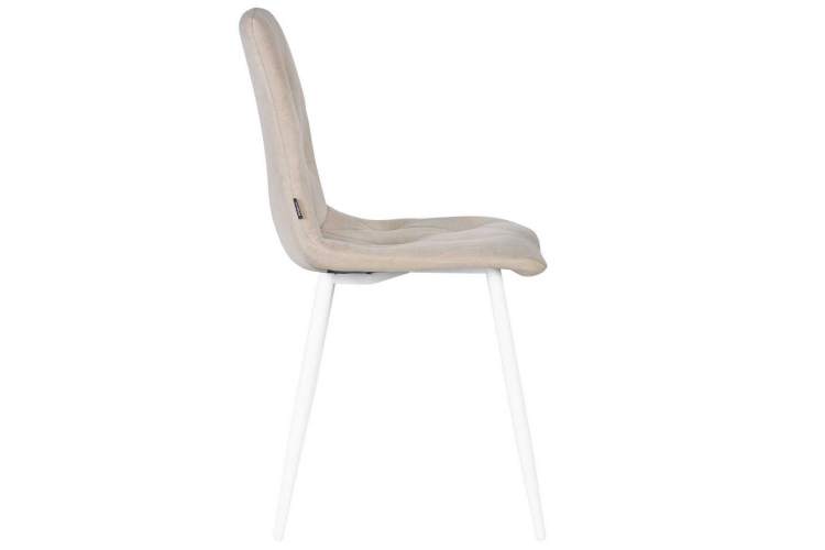 Стул обеденный DOBRIN CHILLY ROMBO, Капучино Simple 05, основание белый-2