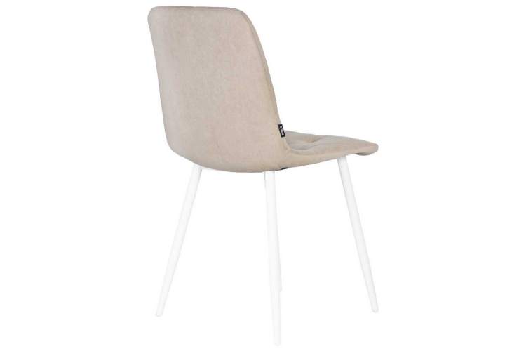 Стул обеденный DOBRIN CHILLY ROMBO, Капучино Simple 05, основание белый-3
