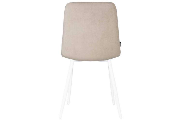 Стул обеденный DOBRIN CHILLY ROMBO, Капучино Simple 05, основание белый-4