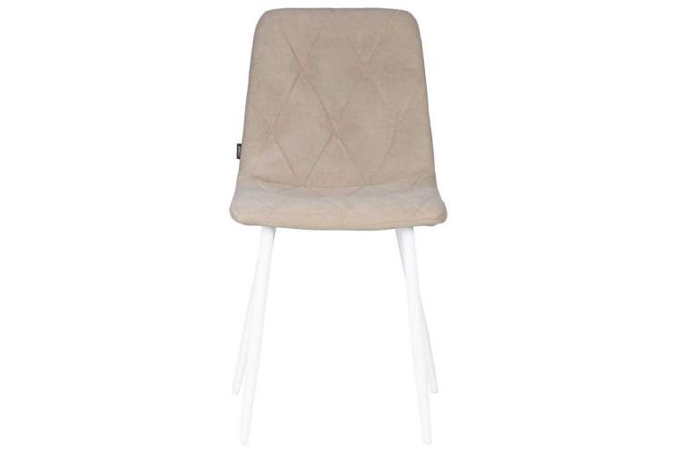 Стул обеденный DOBRIN CHILLY ROMBO, Капучино Simple 05, основание белый-5