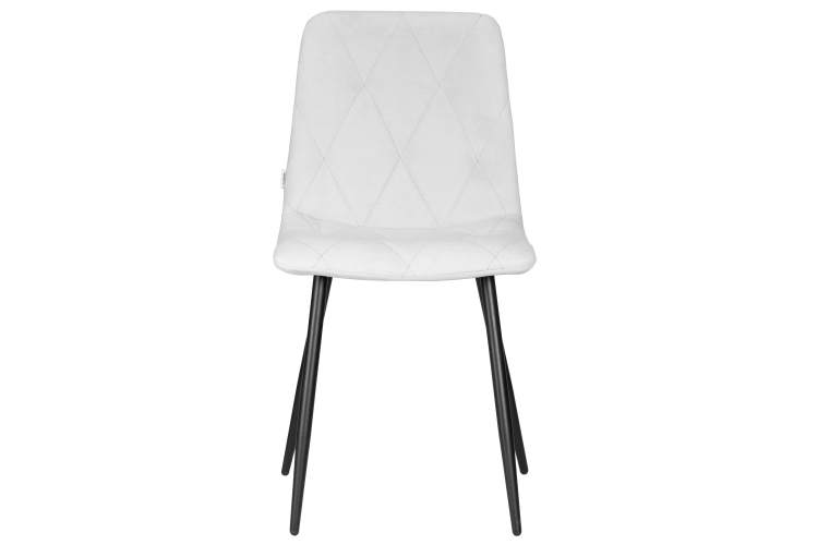 Набор 4 шт Стул обеденный DOBRIN CHILLY ROMBO, Светло-серый Simple 29, основание черный-6