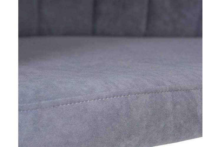 Стул обеденный DOBRIN NAOMI, ЭМАЛЬ ЧЕРНЫЙ МУАР велюр Catania Steel-7