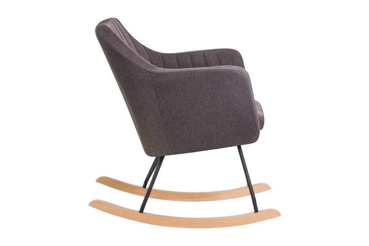 Набор 2 шт Кресло-качалка DOBRIN KIARA, серая ткань (LAR-106D-26)-3