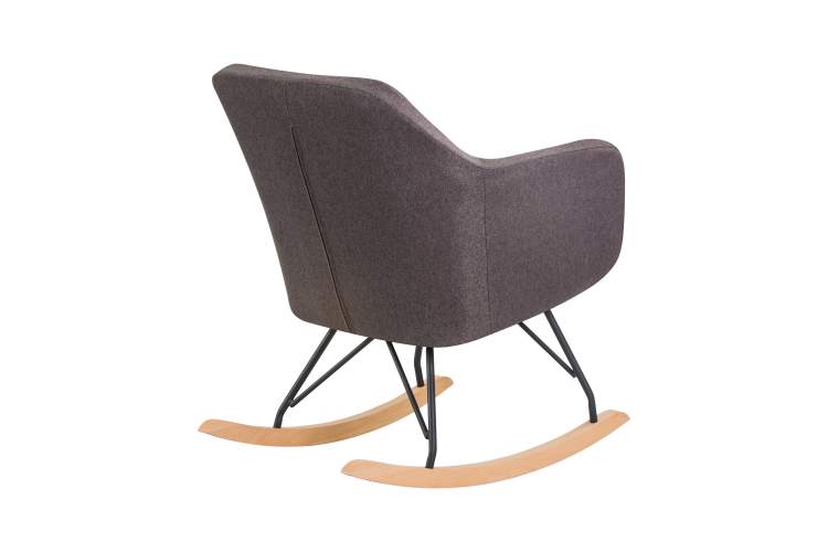 Набор 2 шт Кресло-качалка DOBRIN KIARA, серая ткань (LAR-106D-26)-4