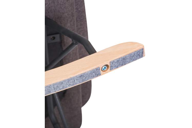 Набор 2 шт Кресло-качалка DOBRIN KIARA, серая ткань (LAR-106D-26)-10