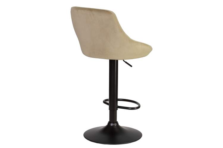 Набор 2 шт Стул барный DOBRIN LOGAN BLACK, мокко велюр (MJ9-9)-4