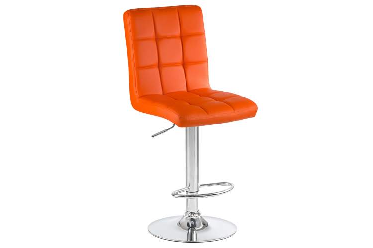 Набор 2 шт Стул барный DOBRIN KRUGER, оранжевый-1