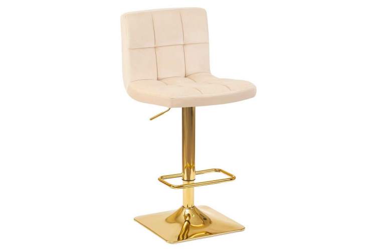 Стул барный DOBRIN GOLDIE, бежевый велюр (MJ9-10)