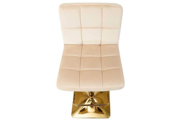 Стул барный DOBRIN GOLDIE, бежевый велюр (MJ9-10)-6