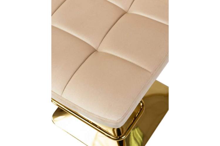 Стул барный DOBRIN GOLDIE, бежевый велюр (MJ9-10)-7