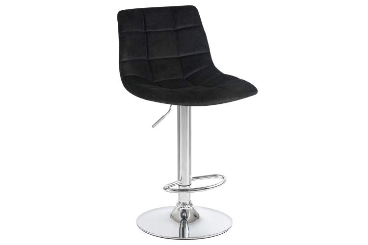 Набор 2 шт Стул барный DOBRIN TAILOR, черный велюр (MJ9-101)-9