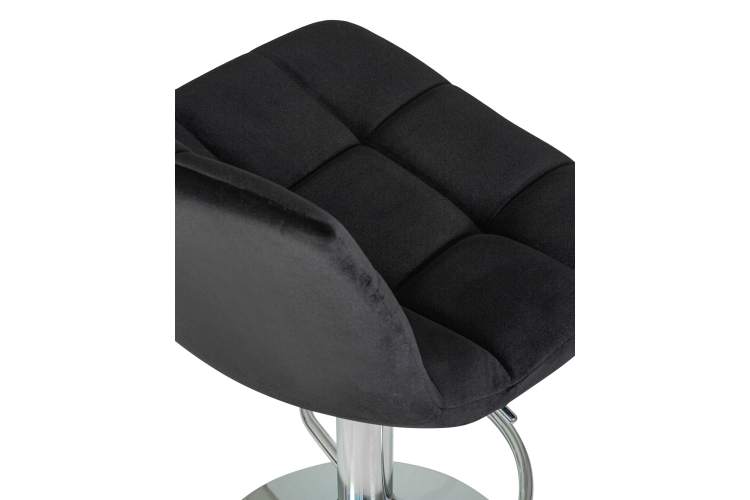 Набор 2 шт Стул барный DOBRIN TAILOR, черный велюр (MJ9-101)-6